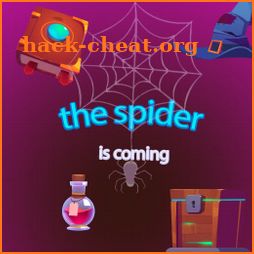 The spider is coming icon