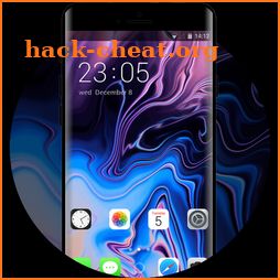 Theme for Phone XS IOS12 purple hallucination icon
