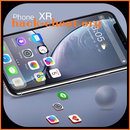 Theme for Phone XS/XR  silvery shining machine icon