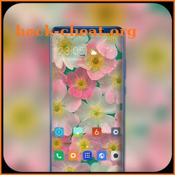 Theme for Xiaomi Poco F2 flowers water wallpaper icon