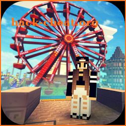 Theme Park Craft 2: Build & Ride Roller Coaster icon