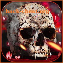 Theme skull Fire for Keyboard icon