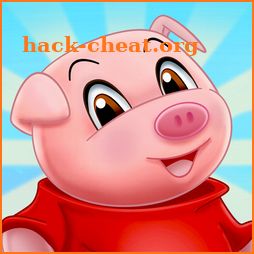 Three Little Pigs - Fairy Tale with Games Free icon