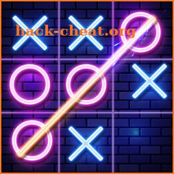 Tic Tac Toe 2 Player: XO Glow icon