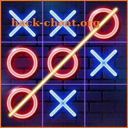Tic Tac Toe Glow: 2 Player XO icon