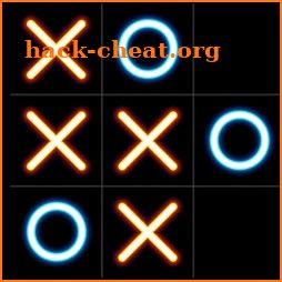 Tic Tac Toe Glow Simple Easy icon