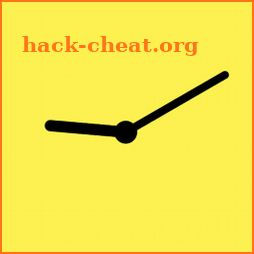 Tick-tack learning clock icon