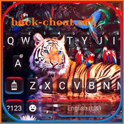 Tiger Wildlife Keyboard Background icon