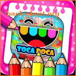 Toca Boca Life world Coloring icon