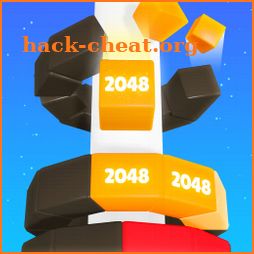 Tower jump 2048 icon
