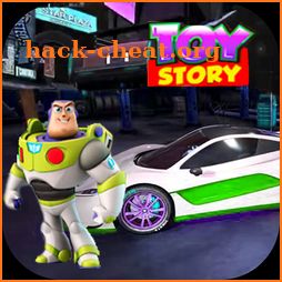 Toy Buzz Lightyear Racing car icon
