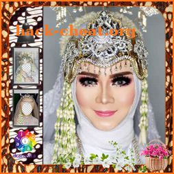 Traditional Wedding Dress Hijab icon