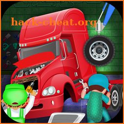 Trailer Truck Builder Factory: Mechanic Garage Sim icon