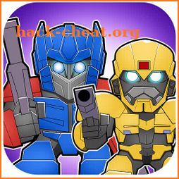 Transform Robot Defense Hero VS Villains icon