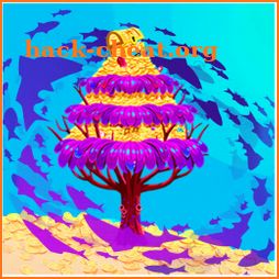 Tree of sea - coral gems icon