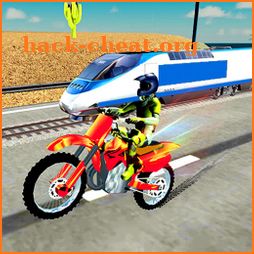 Tricky Bike vs Train Racing Fun icon