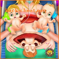 Triplet Baby Birth Mom Pregnant Surgery Simulator icon