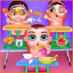 Triplet Baby Daycare Newborn Babysitting icon