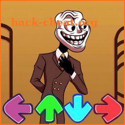 Trollge FNF mod - Music arrow icon