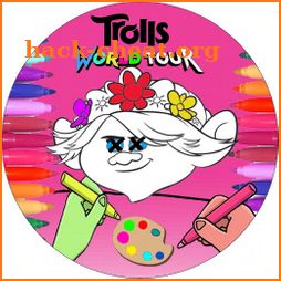 Trolls World Tour Coloring icon