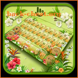 Tropical Flower Keyboard Theme icon