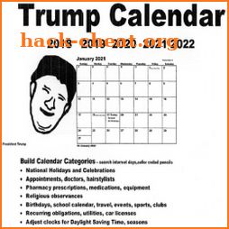 Trump Calendar US 2018 2019 2020 2021 2022 icon