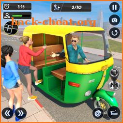 Tuk Tuk Auto Driving Games 3D icon