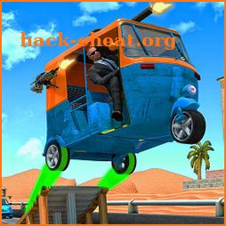 Tuk Tuk Racing Simulator: Rickshaw Shooting Game icon