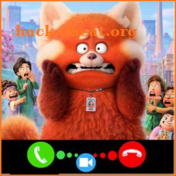 Turning Red Prank Video Call icon