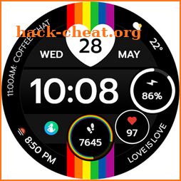 TVV Pride 2 Digital Watch Face icon