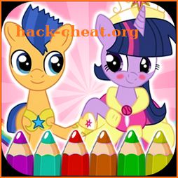 Twilight Sparkle Coloring Game icon