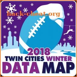 Twin Cities Winter Carnival Bold North Map Snow icon