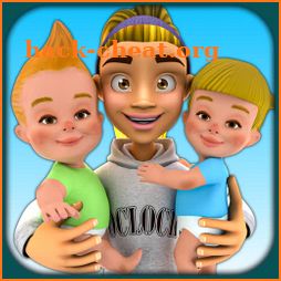 Twin Newborn Baby Care 3D Game icon
