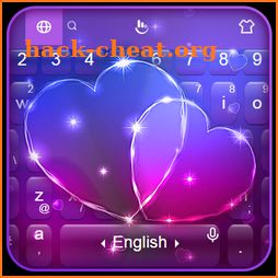 Twinkle Light Heart Keyboard Theme icon