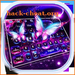 Twinkling Flash Butterfly Keyboard icon