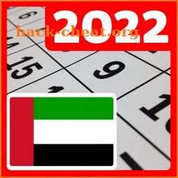 U. Arab Emirates calendar 2022 icon