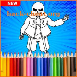 Undertale Coloring Pages Game icon
