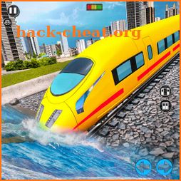 Underwater Bullet Train Simulator : Train Games icon