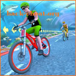 Underwater Stunt Bicycle Race Adventure icon