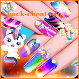 Unicorn Acrylic Nails Makeover icon