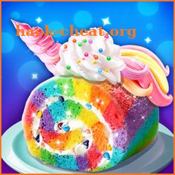 Unicorn Cake Roll - Unicorn Food Maker icon