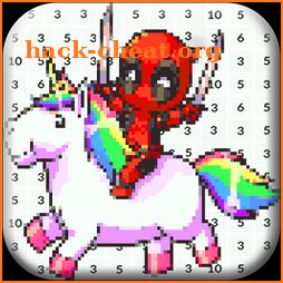 Unicorn Color by Number: Paint Unicorn Pixel Art icon