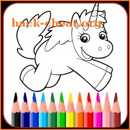 Unicorn Coloring Book - Color By Number icon