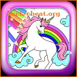 Unicorn coloring pages Games - Horse Colors icon