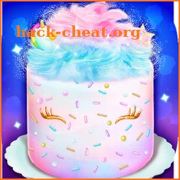 Unicorn Cotton Candy Cake - Sweet Rainbow Desserts icon
