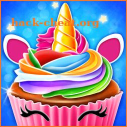 Unicorn Cupcake Baking Kitchen: Dessert Games icon