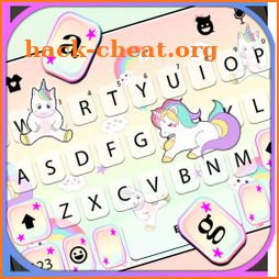 Unicorn Doodle Keyboard Background icon