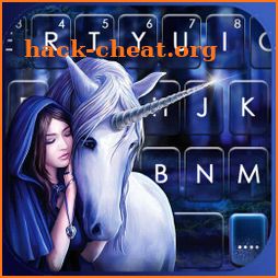 Unicorn Fairytale Keyboard Background icon