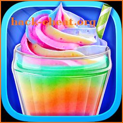 Unicorn Food - Sweet Rainbow Ice Cream Milkshake icon