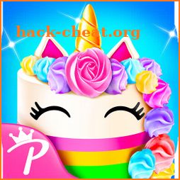 Unicorn Frost Cakes Shop - Baking Games for Girls icon